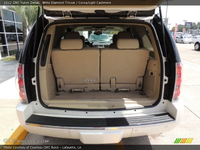 White Diamond Tricoat / Cocoa/Light Cashmere 2012 GMC Yukon Denali