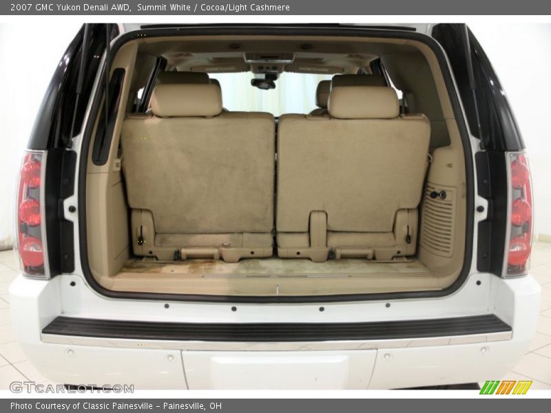 Summit White / Cocoa/Light Cashmere 2007 GMC Yukon Denali AWD