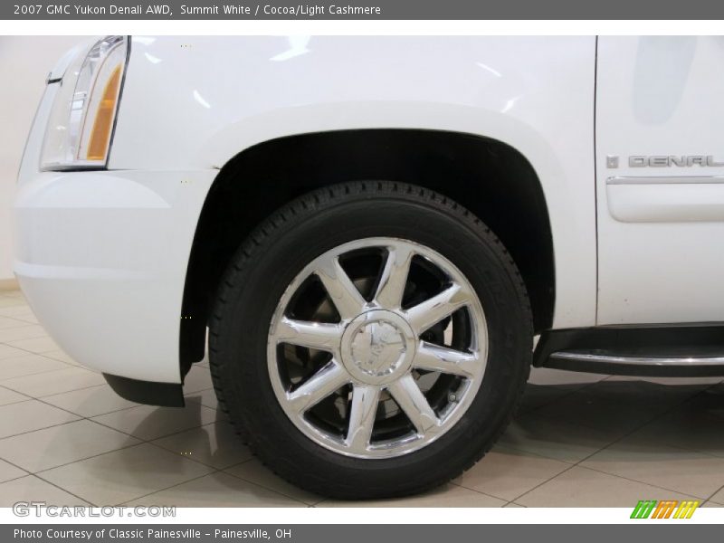 Summit White / Cocoa/Light Cashmere 2007 GMC Yukon Denali AWD