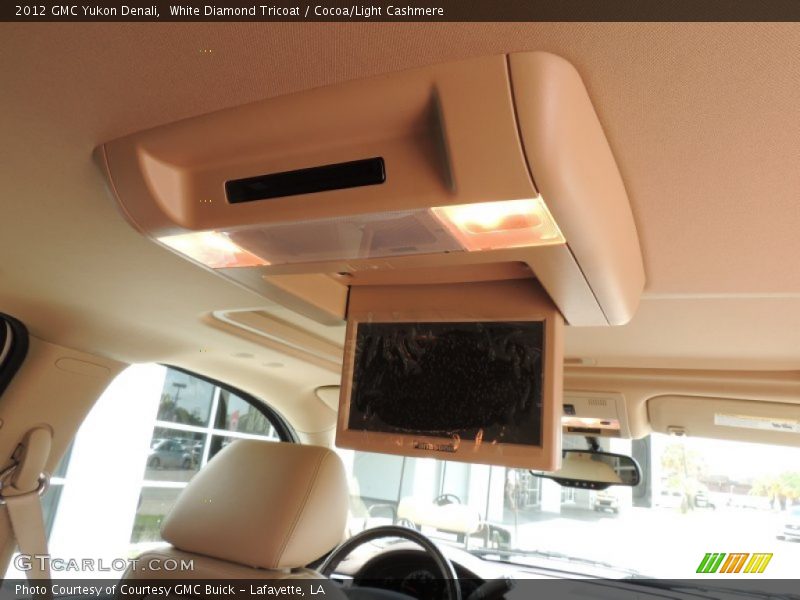 White Diamond Tricoat / Cocoa/Light Cashmere 2012 GMC Yukon Denali