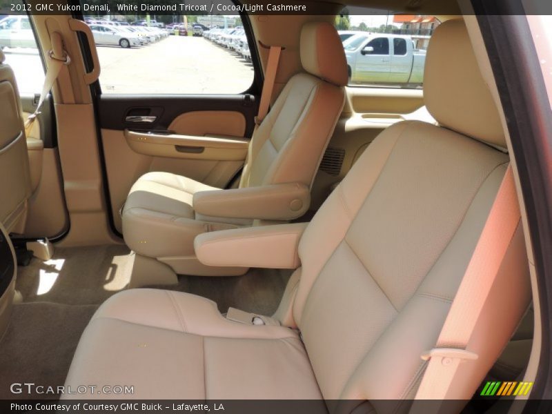 White Diamond Tricoat / Cocoa/Light Cashmere 2012 GMC Yukon Denali