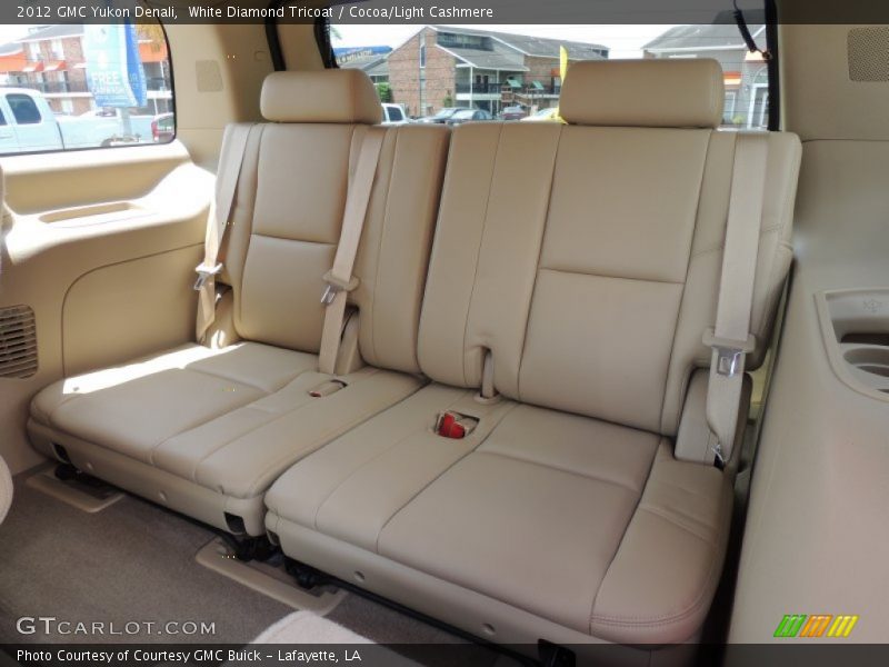 White Diamond Tricoat / Cocoa/Light Cashmere 2012 GMC Yukon Denali