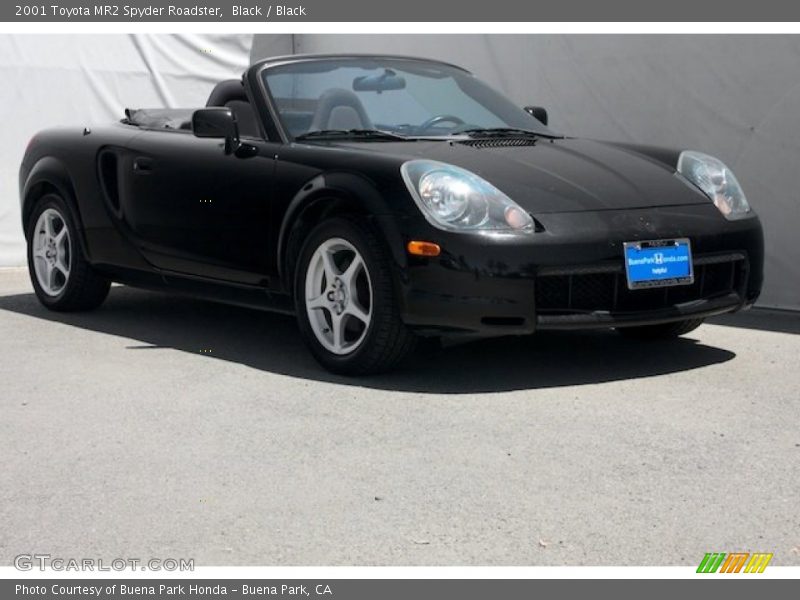 Black / Black 2001 Toyota MR2 Spyder Roadster