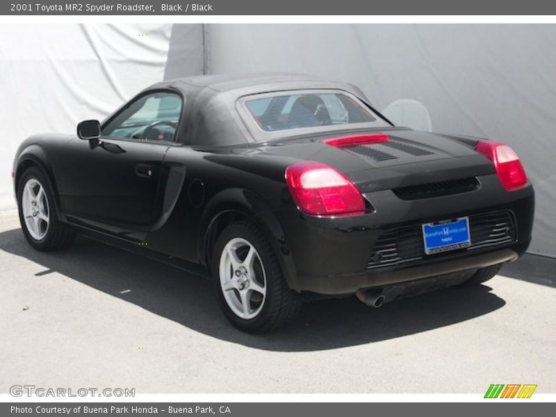Black / Black 2001 Toyota MR2 Spyder Roadster