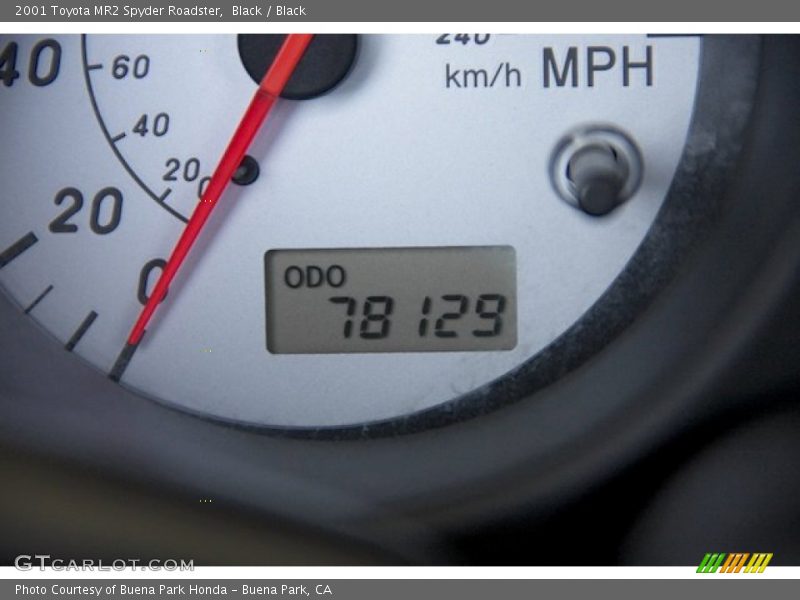 Black / Black 2001 Toyota MR2 Spyder Roadster