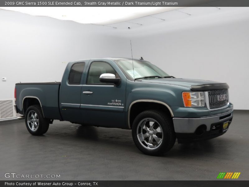 Stealth Gray Metallic / Dark Titanium/Light Titanium 2009 GMC Sierra 1500 SLE Extended Cab