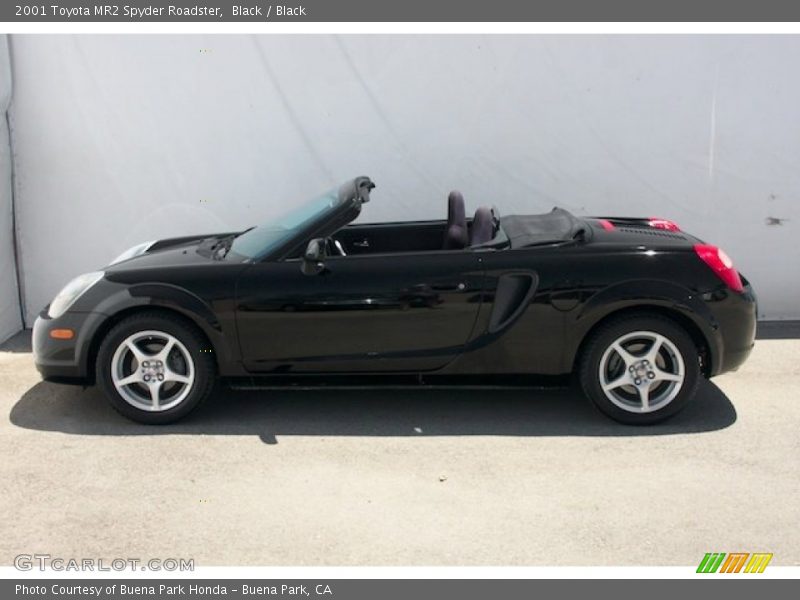 Black / Black 2001 Toyota MR2 Spyder Roadster