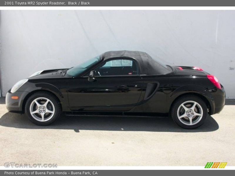 Black / Black 2001 Toyota MR2 Spyder Roadster