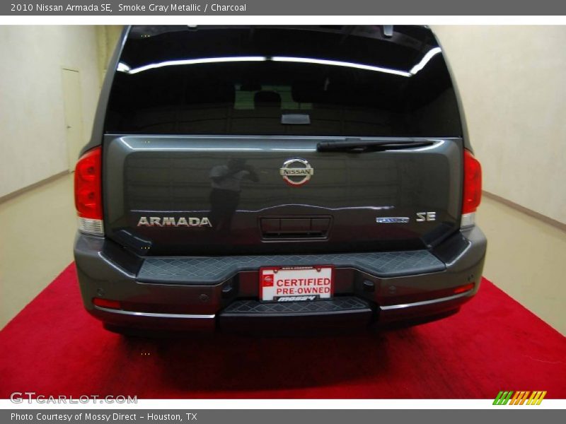 Smoke Gray Metallic / Charcoal 2010 Nissan Armada SE