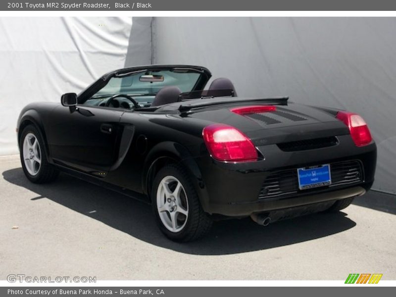 Black / Black 2001 Toyota MR2 Spyder Roadster