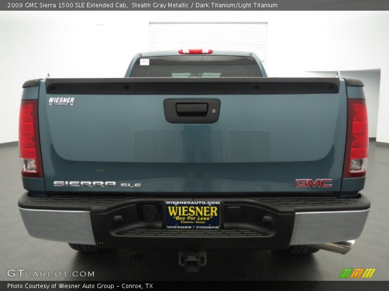 Stealth Gray Metallic / Dark Titanium/Light Titanium 2009 GMC Sierra 1500 SLE Extended Cab