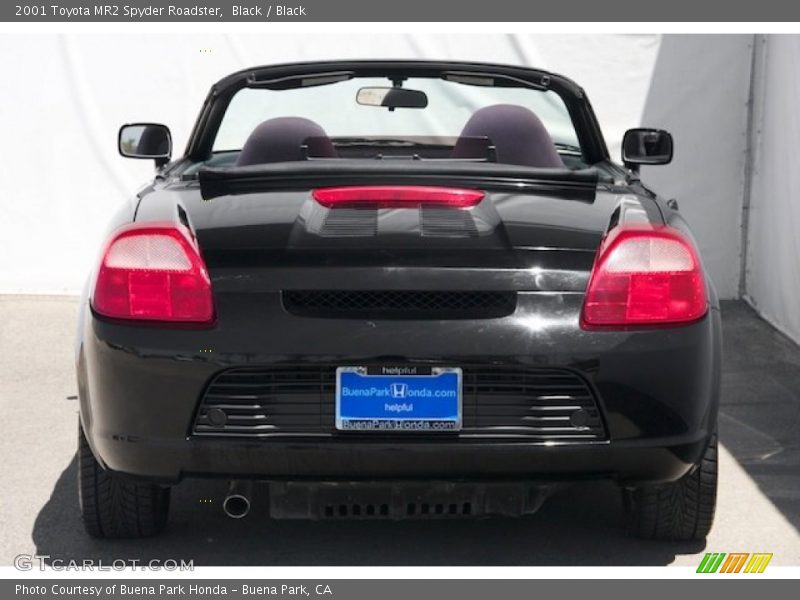 Black / Black 2001 Toyota MR2 Spyder Roadster