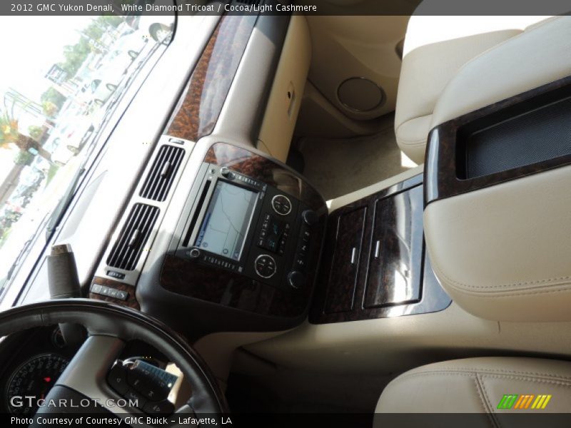 White Diamond Tricoat / Cocoa/Light Cashmere 2012 GMC Yukon Denali