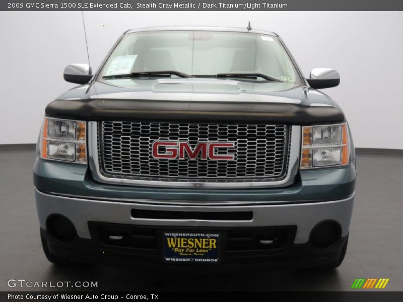 Stealth Gray Metallic / Dark Titanium/Light Titanium 2009 GMC Sierra 1500 SLE Extended Cab