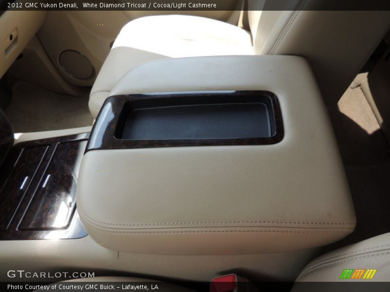 White Diamond Tricoat / Cocoa/Light Cashmere 2012 GMC Yukon Denali