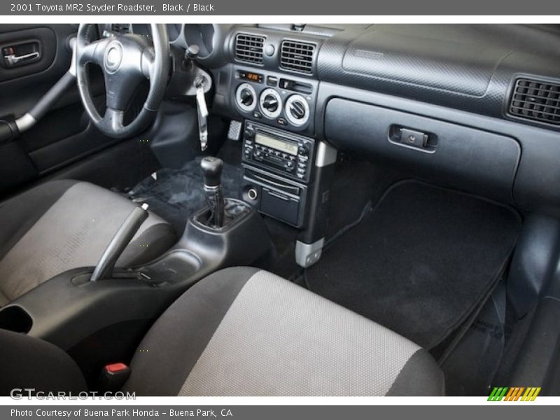 Black / Black 2001 Toyota MR2 Spyder Roadster