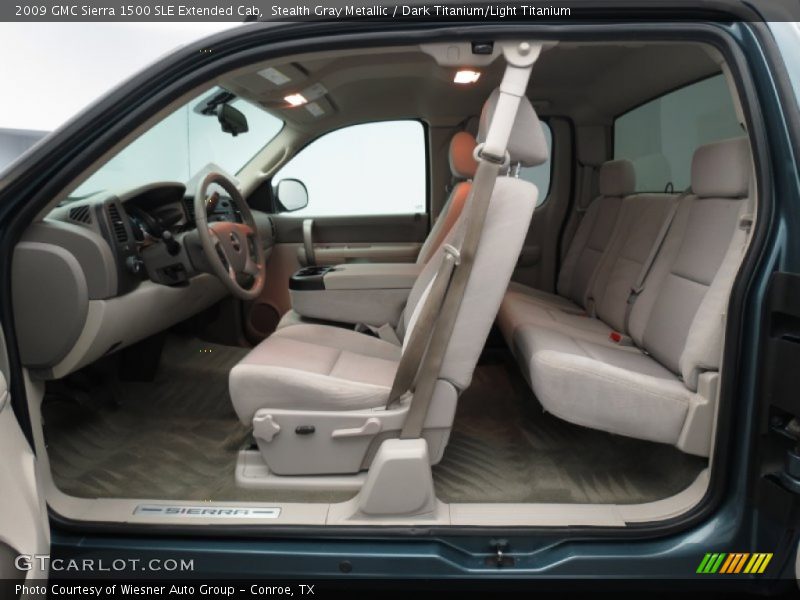  2009 Sierra 1500 SLE Extended Cab Dark Titanium/Light Titanium Interior