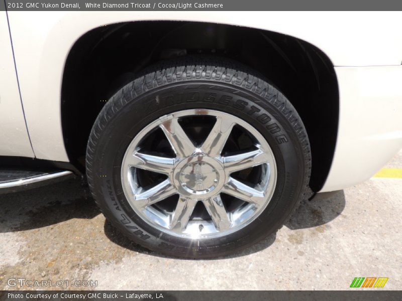White Diamond Tricoat / Cocoa/Light Cashmere 2012 GMC Yukon Denali