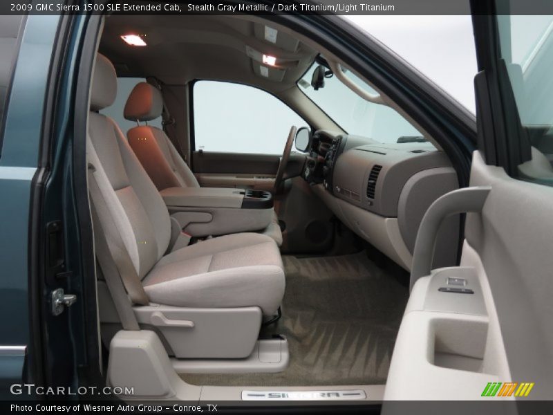 Stealth Gray Metallic / Dark Titanium/Light Titanium 2009 GMC Sierra 1500 SLE Extended Cab