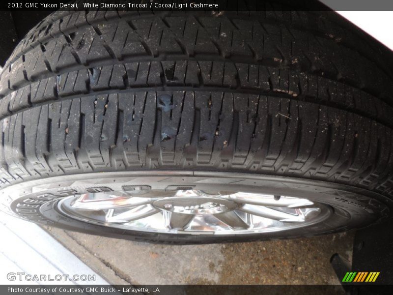 White Diamond Tricoat / Cocoa/Light Cashmere 2012 GMC Yukon Denali