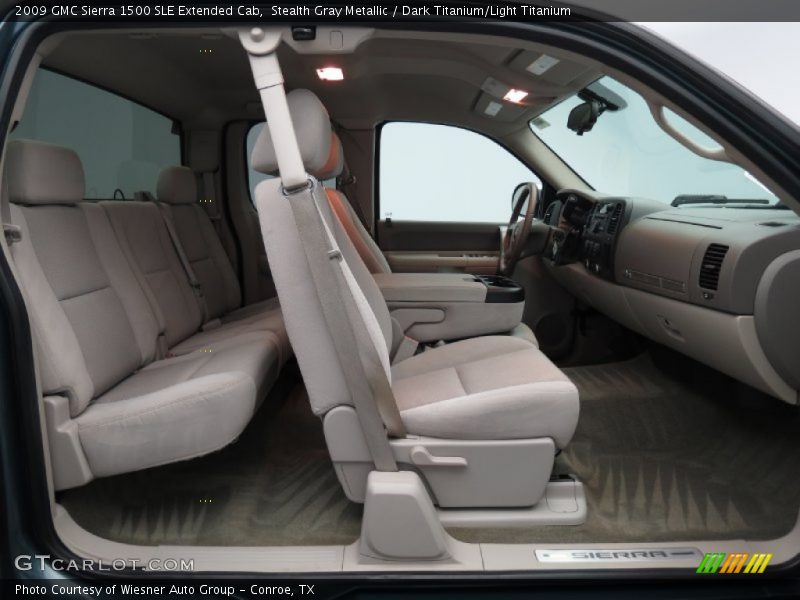  2009 Sierra 1500 SLE Extended Cab Dark Titanium/Light Titanium Interior