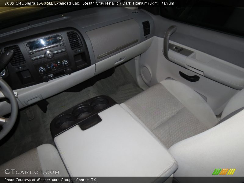 Stealth Gray Metallic / Dark Titanium/Light Titanium 2009 GMC Sierra 1500 SLE Extended Cab
