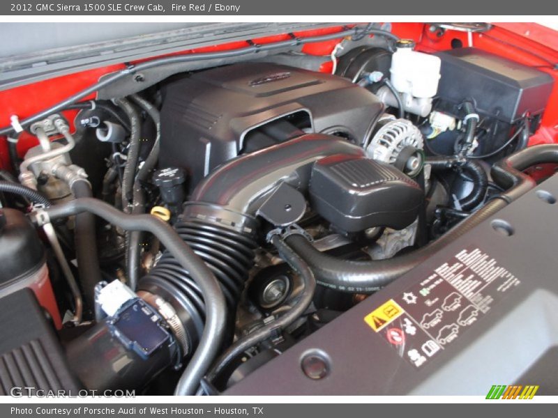 Fire Red / Ebony 2012 GMC Sierra 1500 SLE Crew Cab
