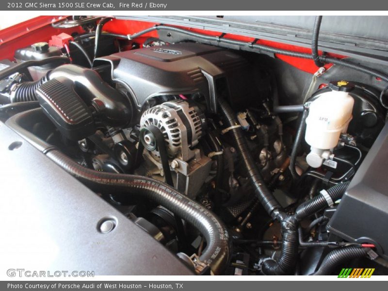 Fire Red / Ebony 2012 GMC Sierra 1500 SLE Crew Cab