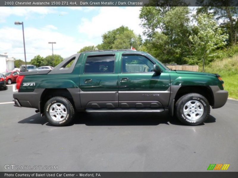  2003 Avalanche 1500 Z71 4x4 Dark Green Metallic
