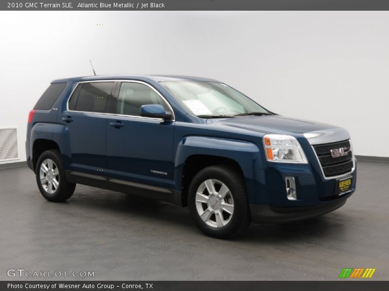 Atlantic Blue Metallic / Jet Black 2010 GMC Terrain SLE