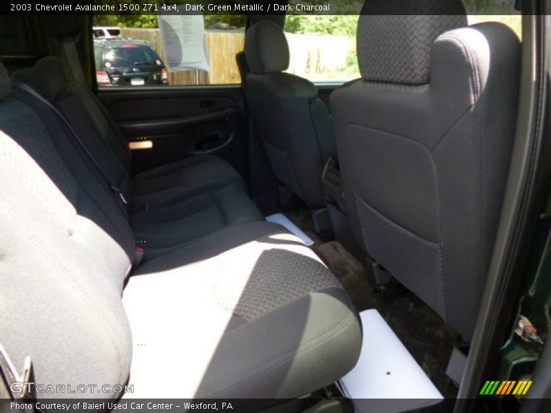 Dark Green Metallic / Dark Charcoal 2003 Chevrolet Avalanche 1500 Z71 4x4