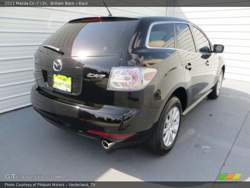 Brilliant Black / Black 2011 Mazda CX-7 i SV