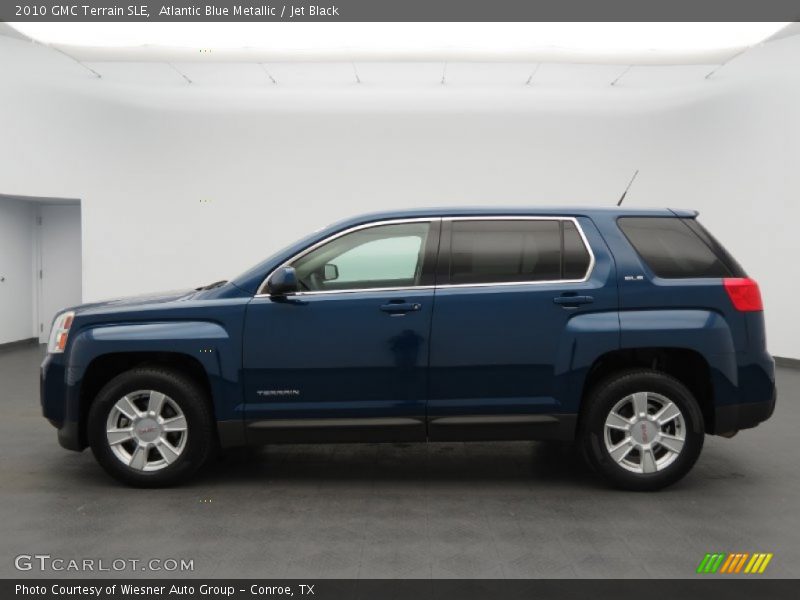 Atlantic Blue Metallic / Jet Black 2010 GMC Terrain SLE