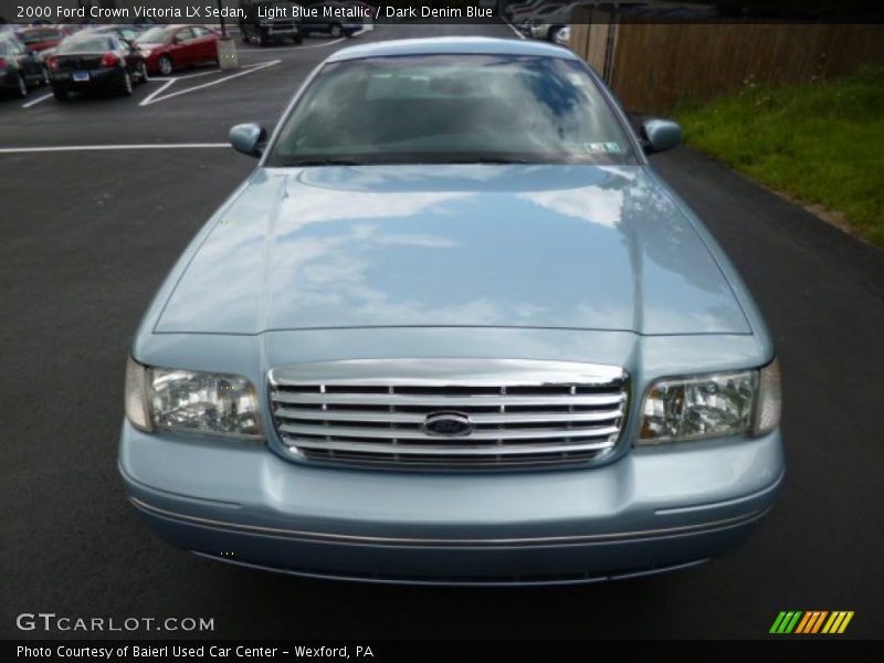 Light Blue Metallic / Dark Denim Blue 2000 Ford Crown Victoria LX Sedan