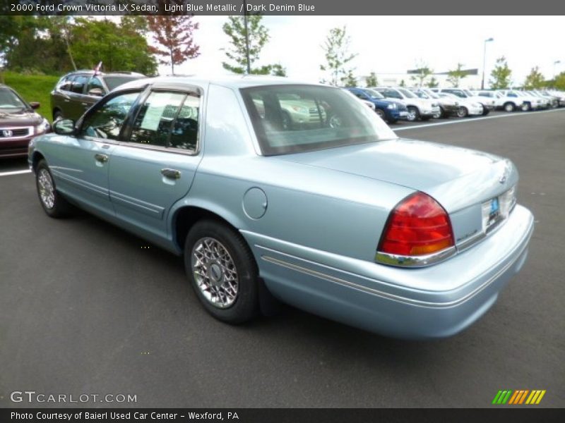 Light Blue Metallic / Dark Denim Blue 2000 Ford Crown Victoria LX Sedan