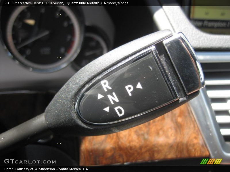 Quartz Blue Metallic / Almond/Mocha 2012 Mercedes-Benz E 350 Sedan