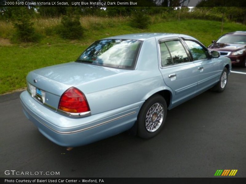 Light Blue Metallic / Dark Denim Blue 2000 Ford Crown Victoria LX Sedan