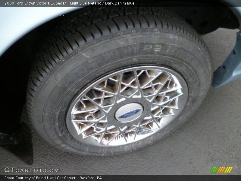Light Blue Metallic / Dark Denim Blue 2000 Ford Crown Victoria LX Sedan