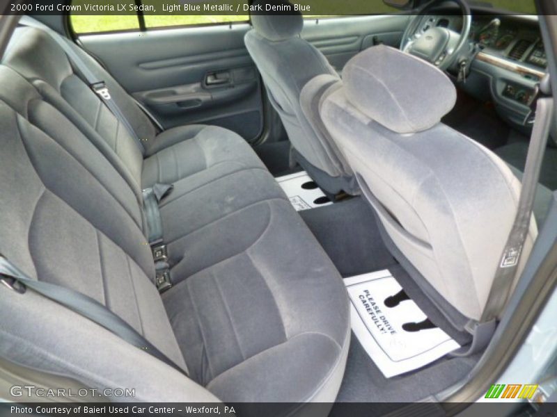 Light Blue Metallic / Dark Denim Blue 2000 Ford Crown Victoria LX Sedan