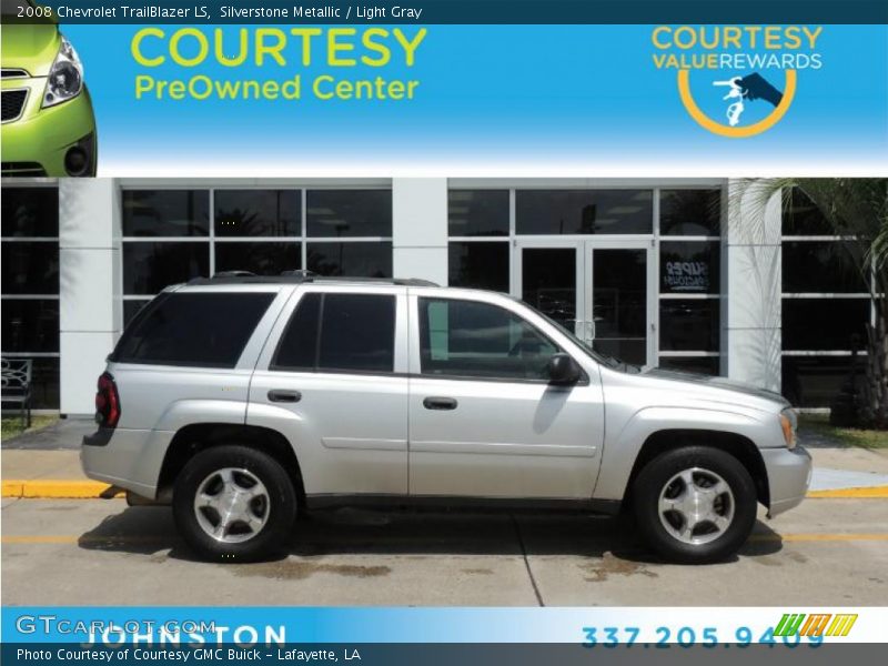 Silverstone Metallic / Light Gray 2008 Chevrolet TrailBlazer LS