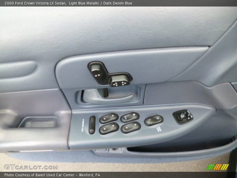 Light Blue Metallic / Dark Denim Blue 2000 Ford Crown Victoria LX Sedan