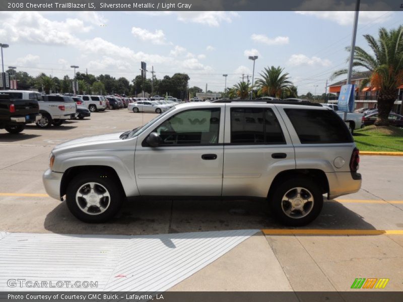 Silverstone Metallic / Light Gray 2008 Chevrolet TrailBlazer LS