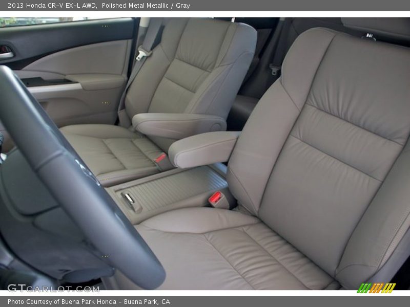 Polished Metal Metallic / Gray 2013 Honda CR-V EX-L AWD