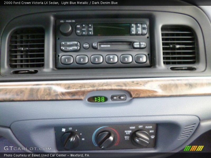 Light Blue Metallic / Dark Denim Blue 2000 Ford Crown Victoria LX Sedan
