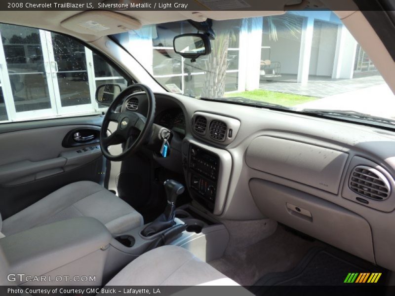 Silverstone Metallic / Light Gray 2008 Chevrolet TrailBlazer LS