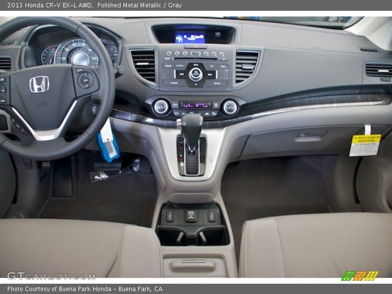 Polished Metal Metallic / Gray 2013 Honda CR-V EX-L AWD