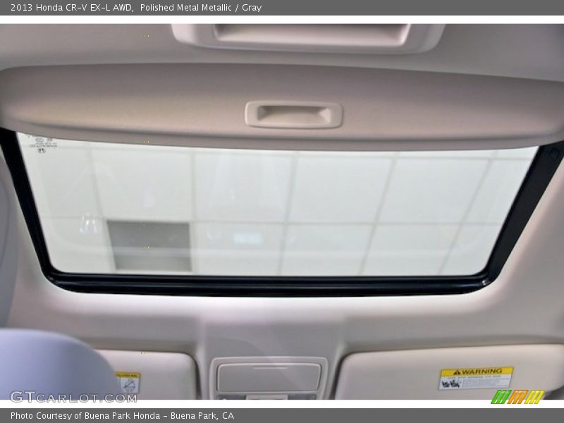 Polished Metal Metallic / Gray 2013 Honda CR-V EX-L AWD