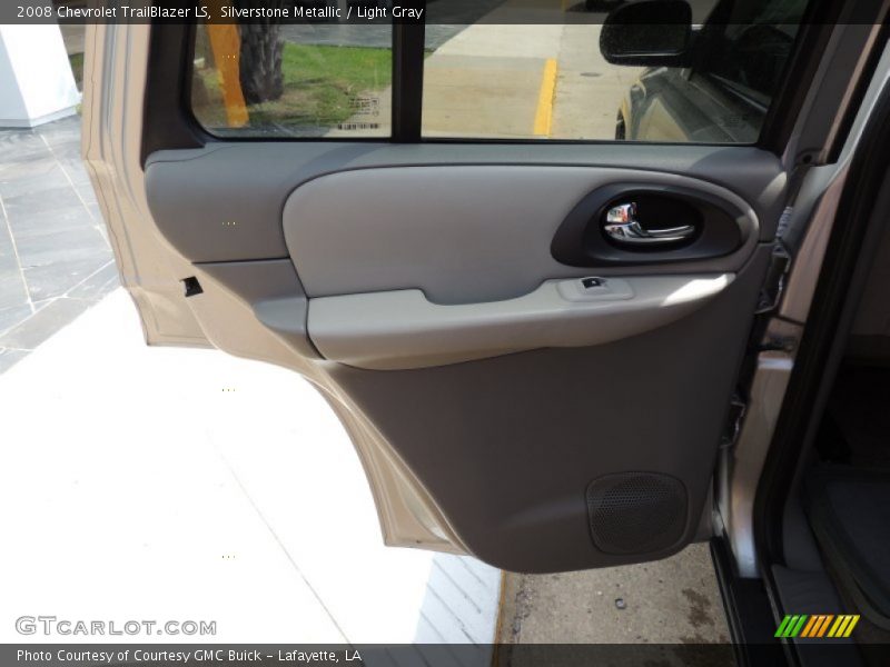 Silverstone Metallic / Light Gray 2008 Chevrolet TrailBlazer LS