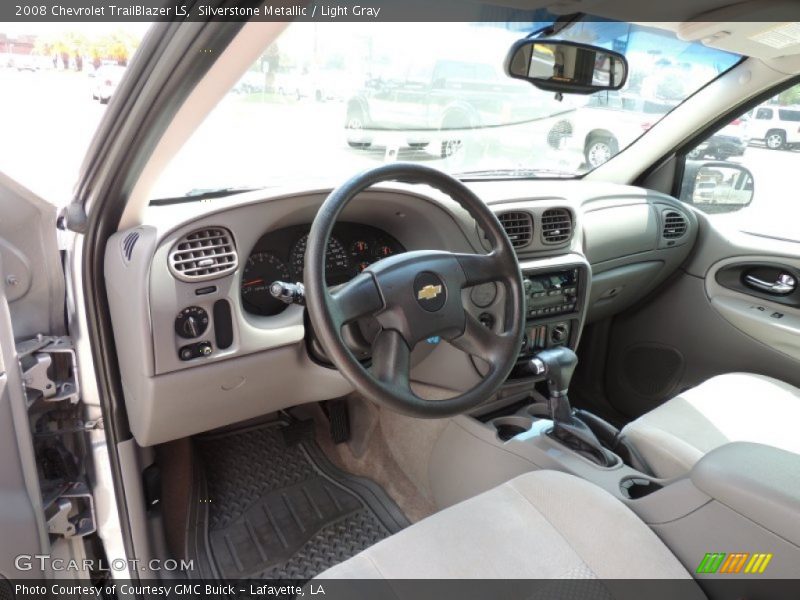 Silverstone Metallic / Light Gray 2008 Chevrolet TrailBlazer LS