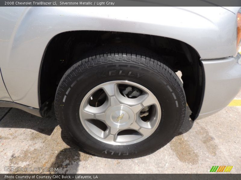 Silverstone Metallic / Light Gray 2008 Chevrolet TrailBlazer LS
